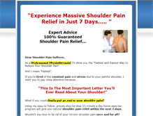 Tablet Screenshot of exercisesforshoulderpain.com